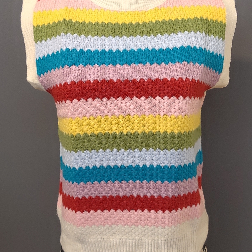 Colorful Striped Women's Sweater